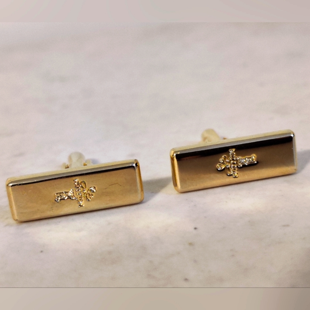 Paco Rabanne Gold Bullion Cufflinks